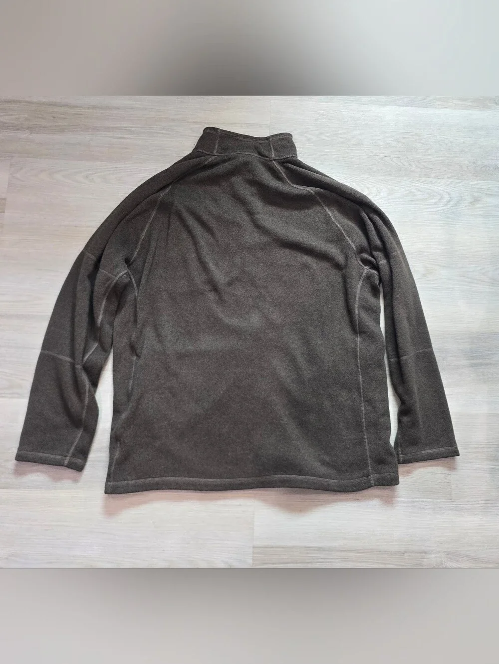 The North Face Brown KNIT Full Zip Fleece Lined Sweater Jacket Mens Size XXL